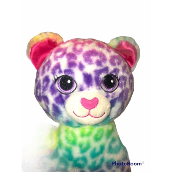 Build a Bear BAB Lisa Frank Style Rainbow Leopard/Cheetah 17" - Picture 7 of 7